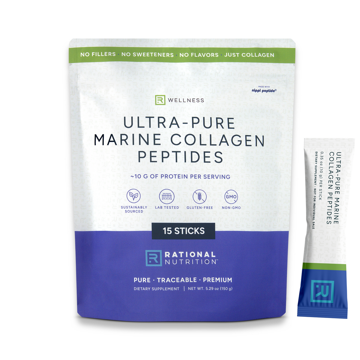 Ultra-Pure Marine Collagen Peptides - Stick Packs