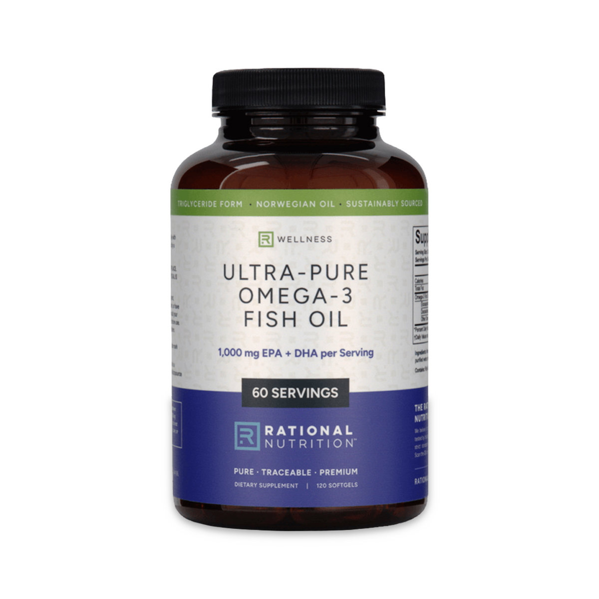 Ultra-Pure Omega 3 Fish Oil Softgels
